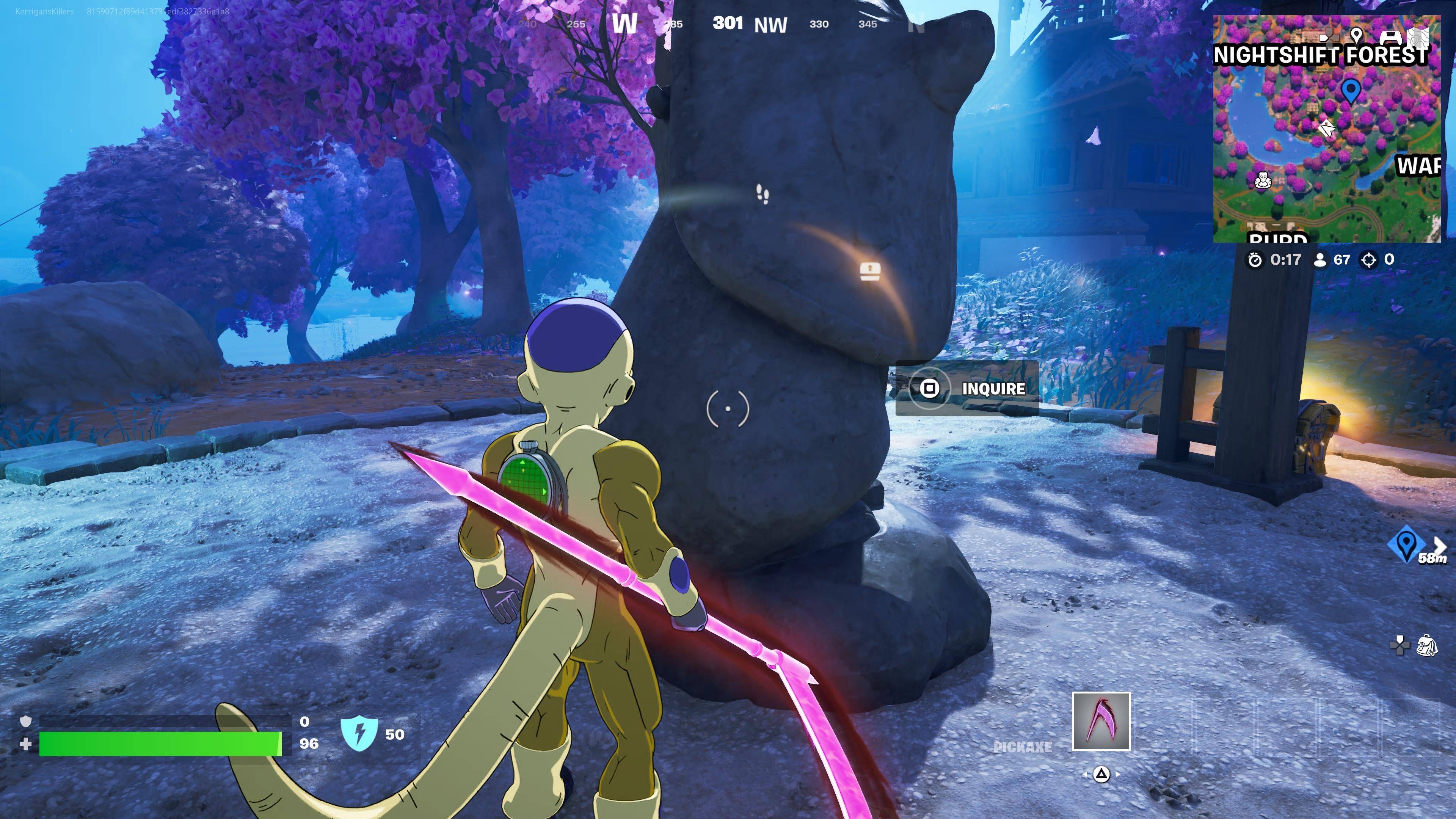 Fortnite Night Shift Forest Riddle解决方案：完整清单
