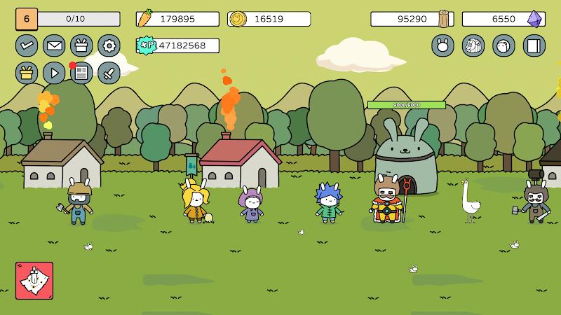 Battle! Bunny : Tower Defense Ảnh chụp màn hình 0