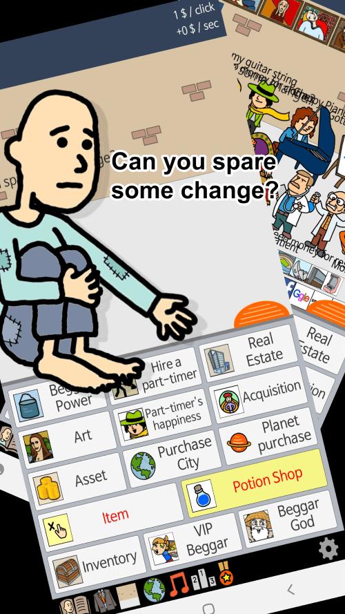 Beggar Life Clicker Screenshot 0