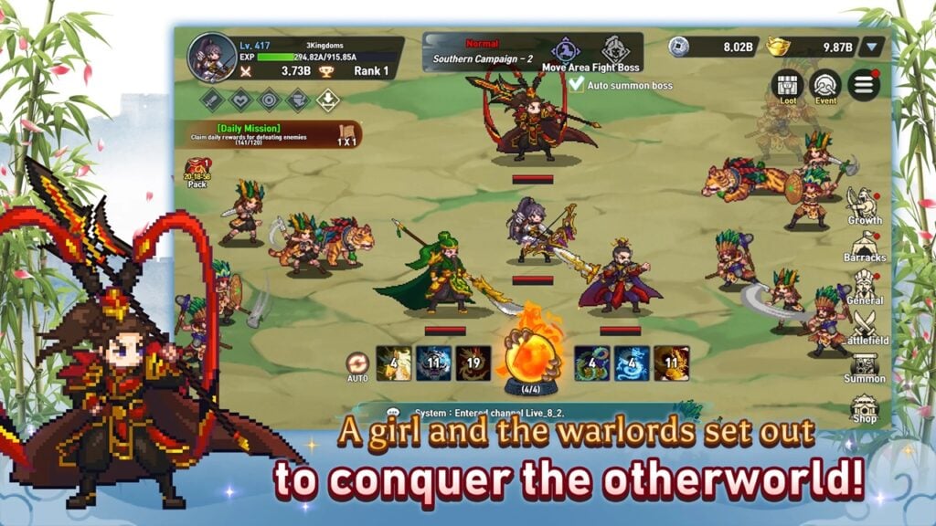 Otherworld Three Kingdoms, un jeu de style Dynasty Legends, arrive sur Android