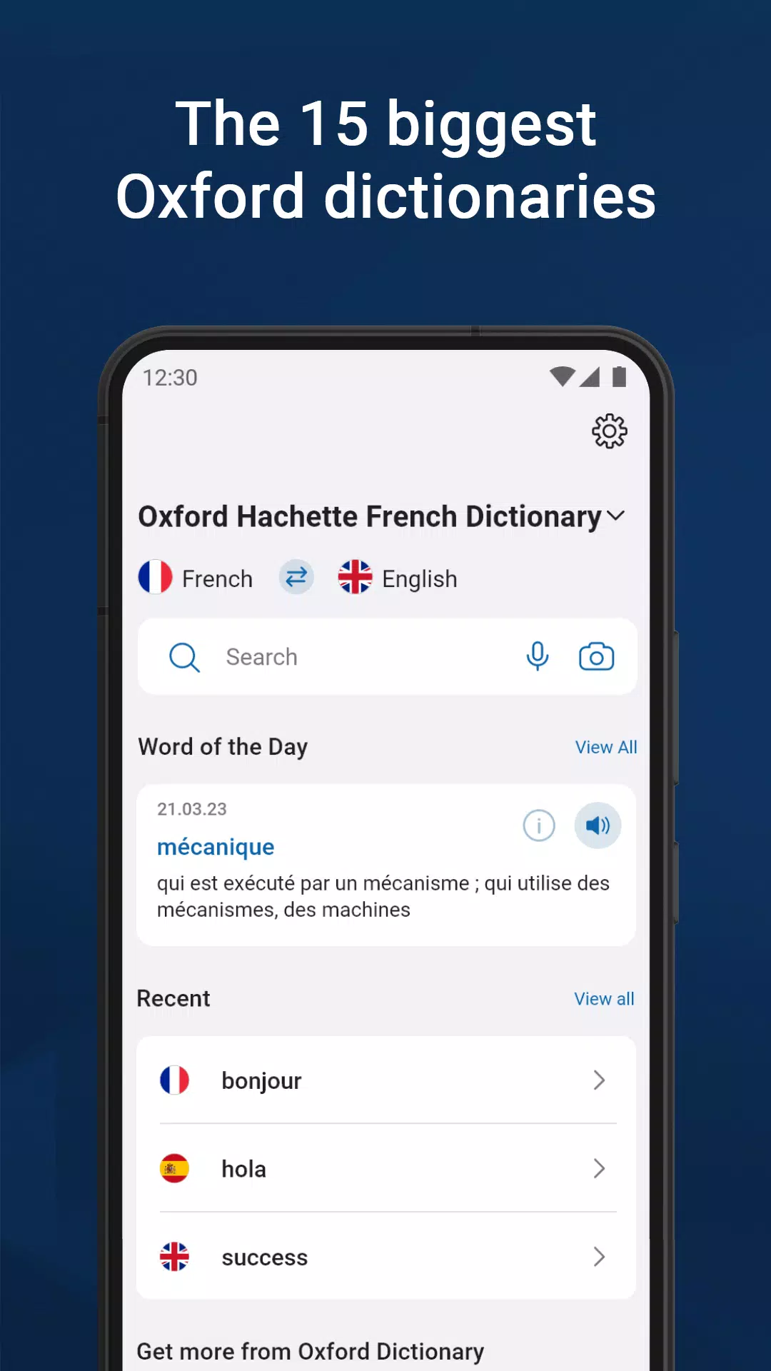 Oxford Dictionary & Thesaurus Captura de pantalla 1