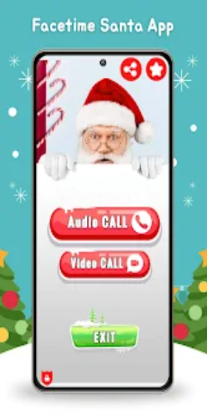 Facetime Santa Call Santa App Tangkapan skrin 1