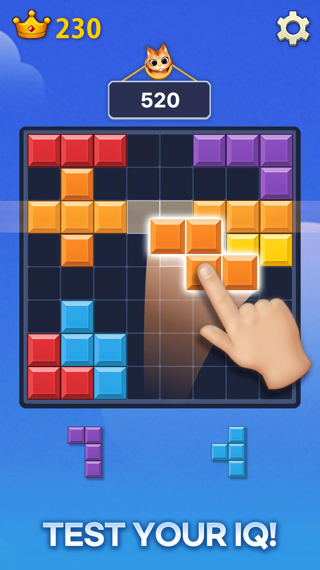 Meow Block Puzzle ภาพหน้าจอ 3