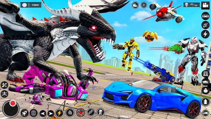 Dragon Robot Car Transform ภาพหน้าจอ 1