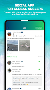 Rippton–Social  Fishing App, Fishing Map, Logbook スクリーンショット 1