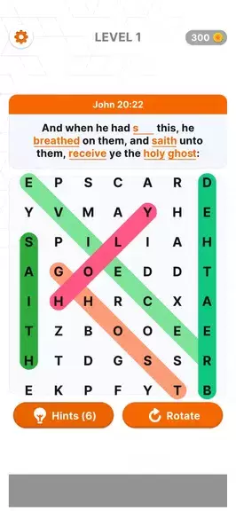 Bible Verse Search-Word Search Tangkapan skrin 0