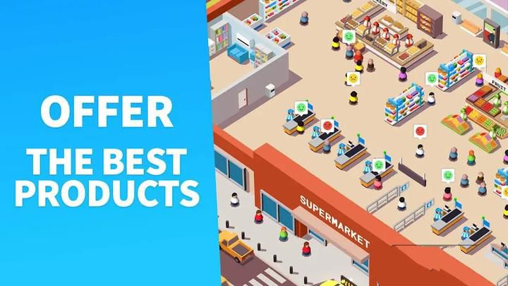 Idle Supermarket Tycoon Tiny Shop Game 스크린샷 1