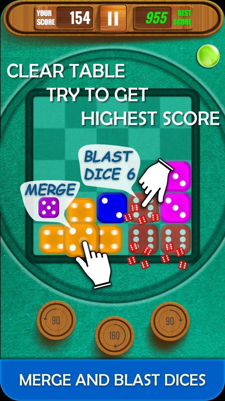 Dice Merge And Blast Puzzle Screenshot 2