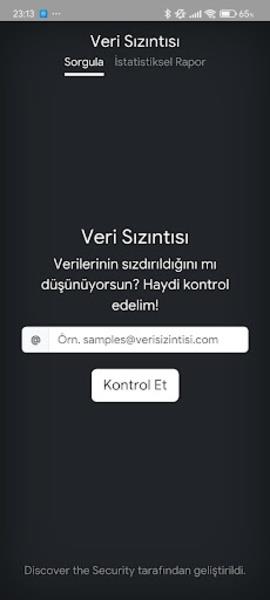 Veri Sızıntısı 스크린샷 2