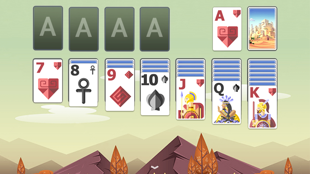 Solitaire Ancient Fable Theme Screenshot 2