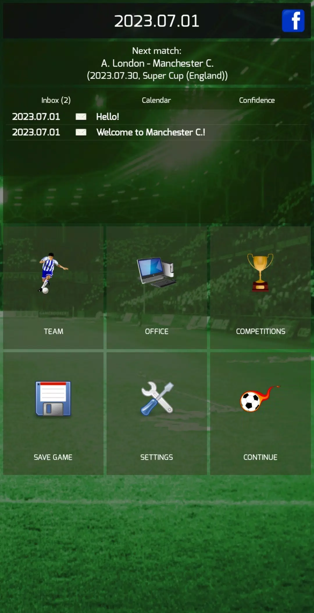 True Football 3 螢幕截圖 1