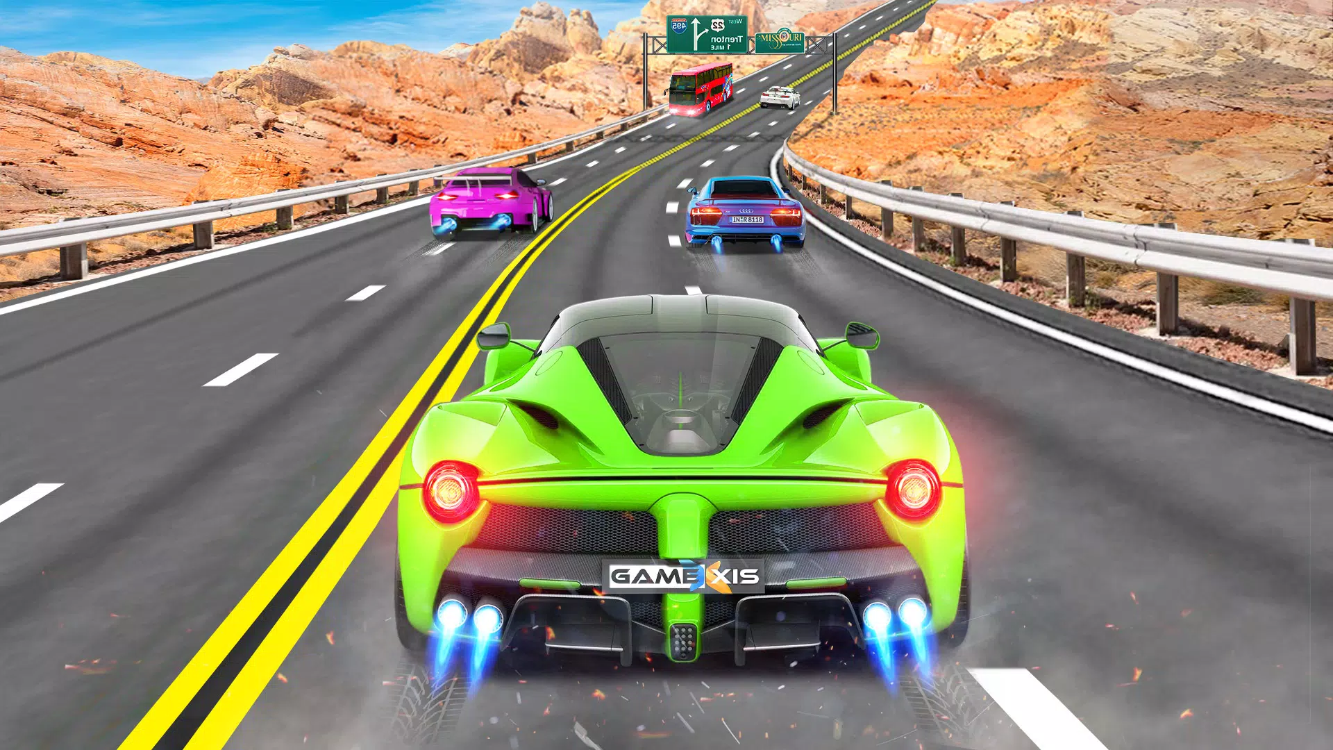 Real Highway Car Racing Game 스크린샷 0