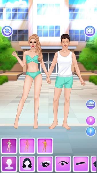 College Girl & Boy Makeover Zrzut ekranu 0