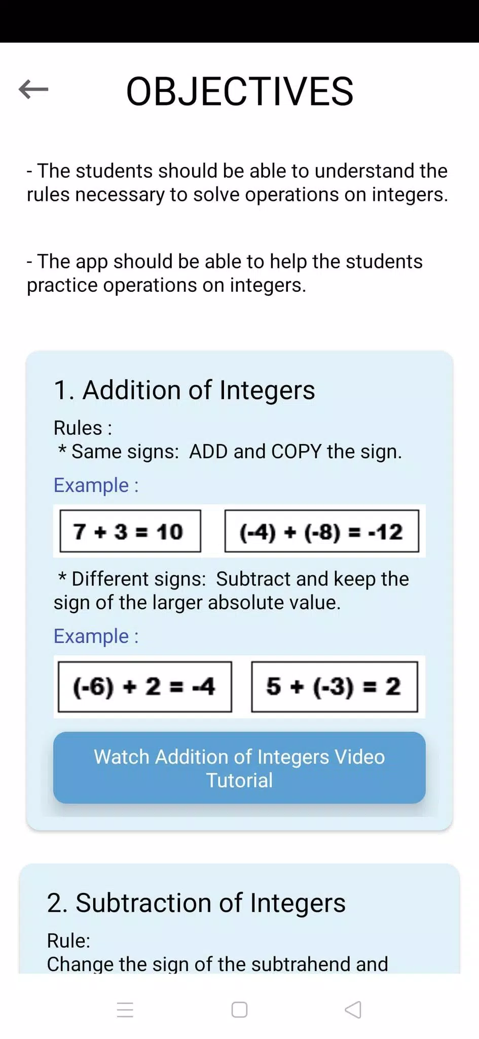 Integers Saga Schermafbeelding 3