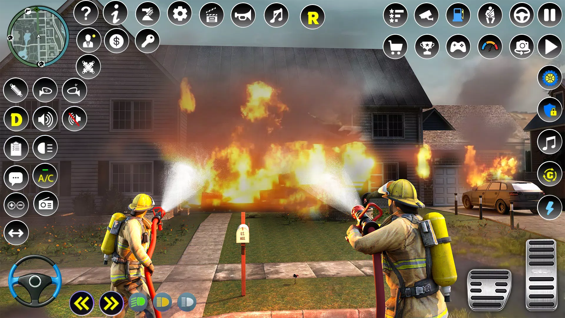 Firefighter :Fire Brigade Game ภาพหน้าจอ 0