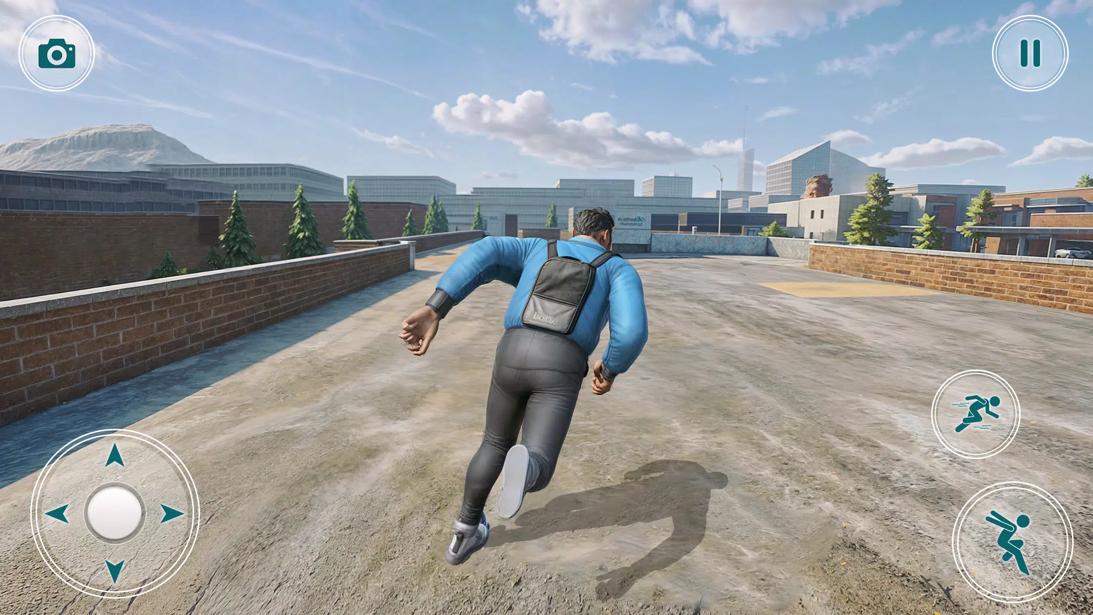 Going Up Parkour Rooftop Games スクリーンショット 2