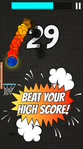 Hot Dunk Basketball Скриншот 0