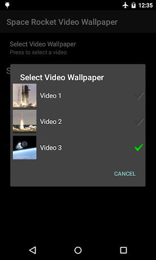 Space Rocket Video Wallpaper Screenshot 3