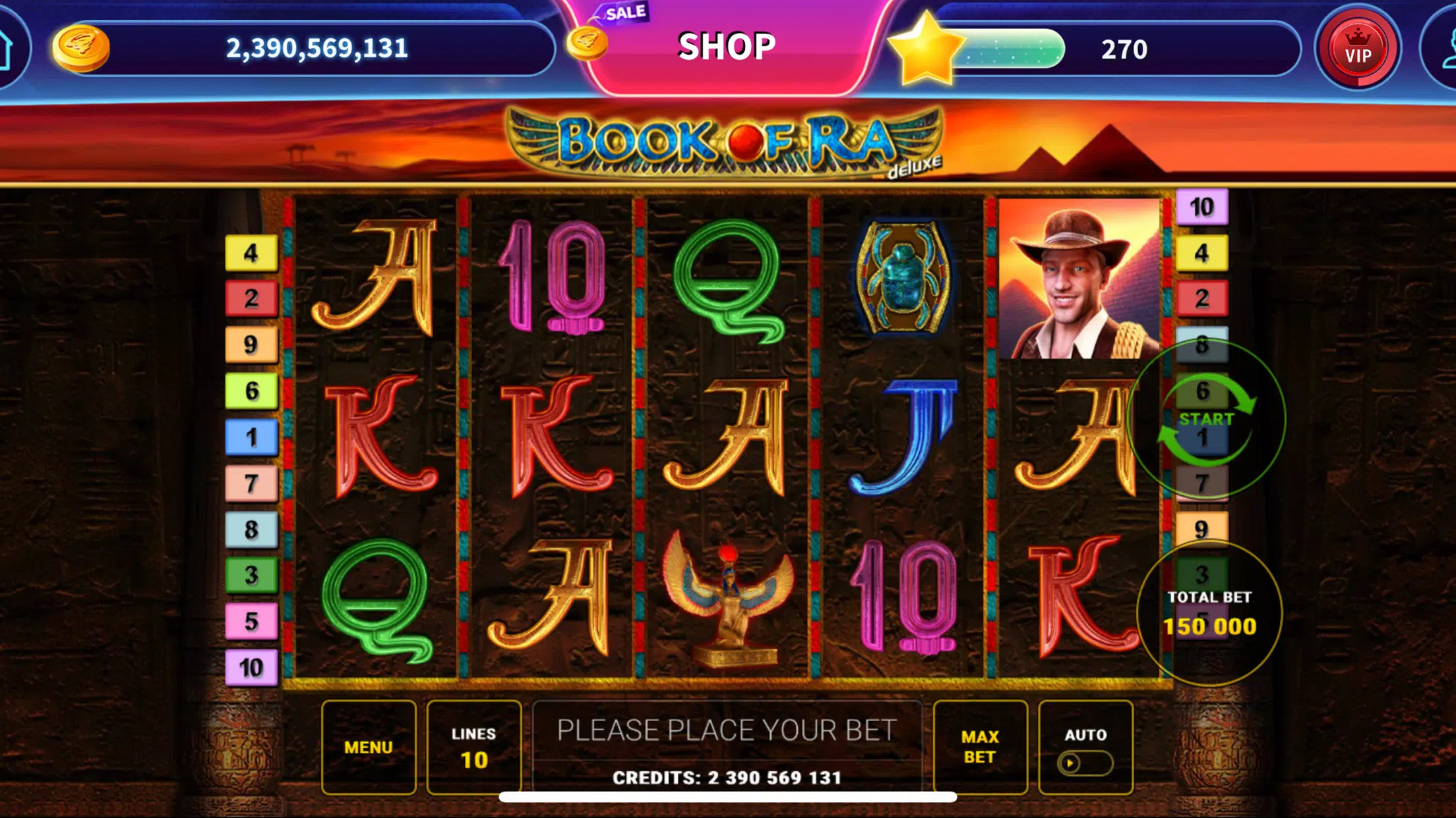 Book of Ra™ Deluxe Slot Zrzut ekranu 0