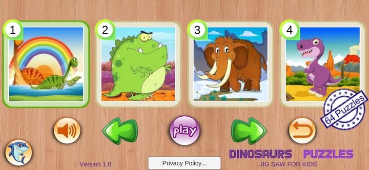 Dinosaur Puzzles & Jurassic Ji Screenshot 0