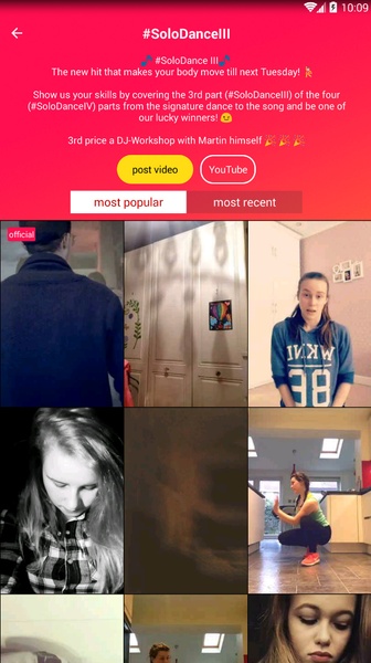 musical.ly Lite Schermafbeelding 2