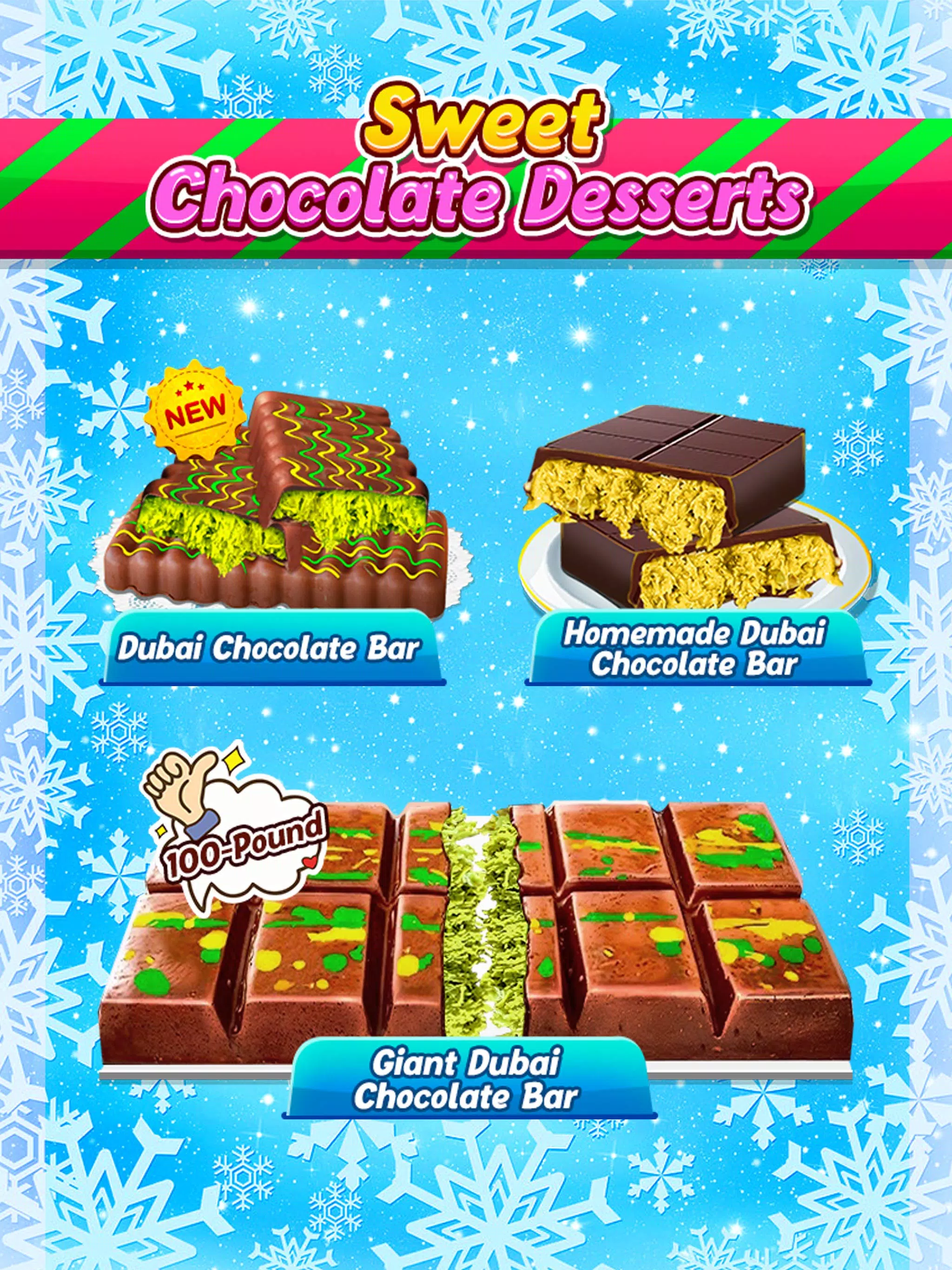 Sweet Chocolate Bar Desserts Screenshot 3