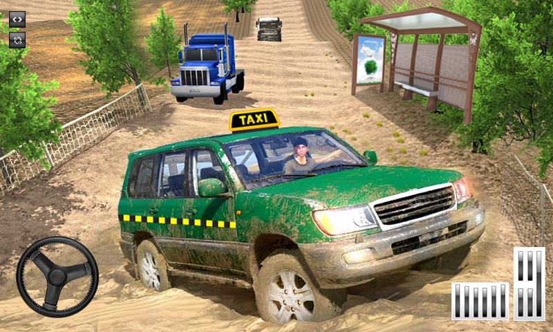 Offroad Mountain Car Simulator: Taxi Driving 2021 स्क्रीनशॉट 0