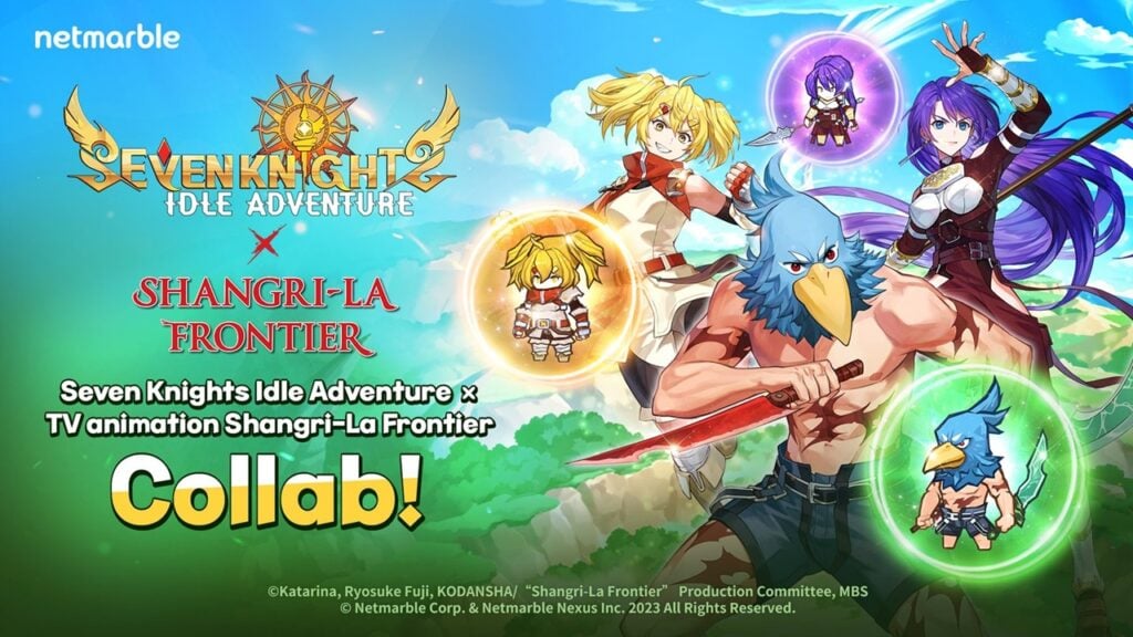 Seven Knights Idle Adventure와 Shangri-La Frontier Legends Unite!