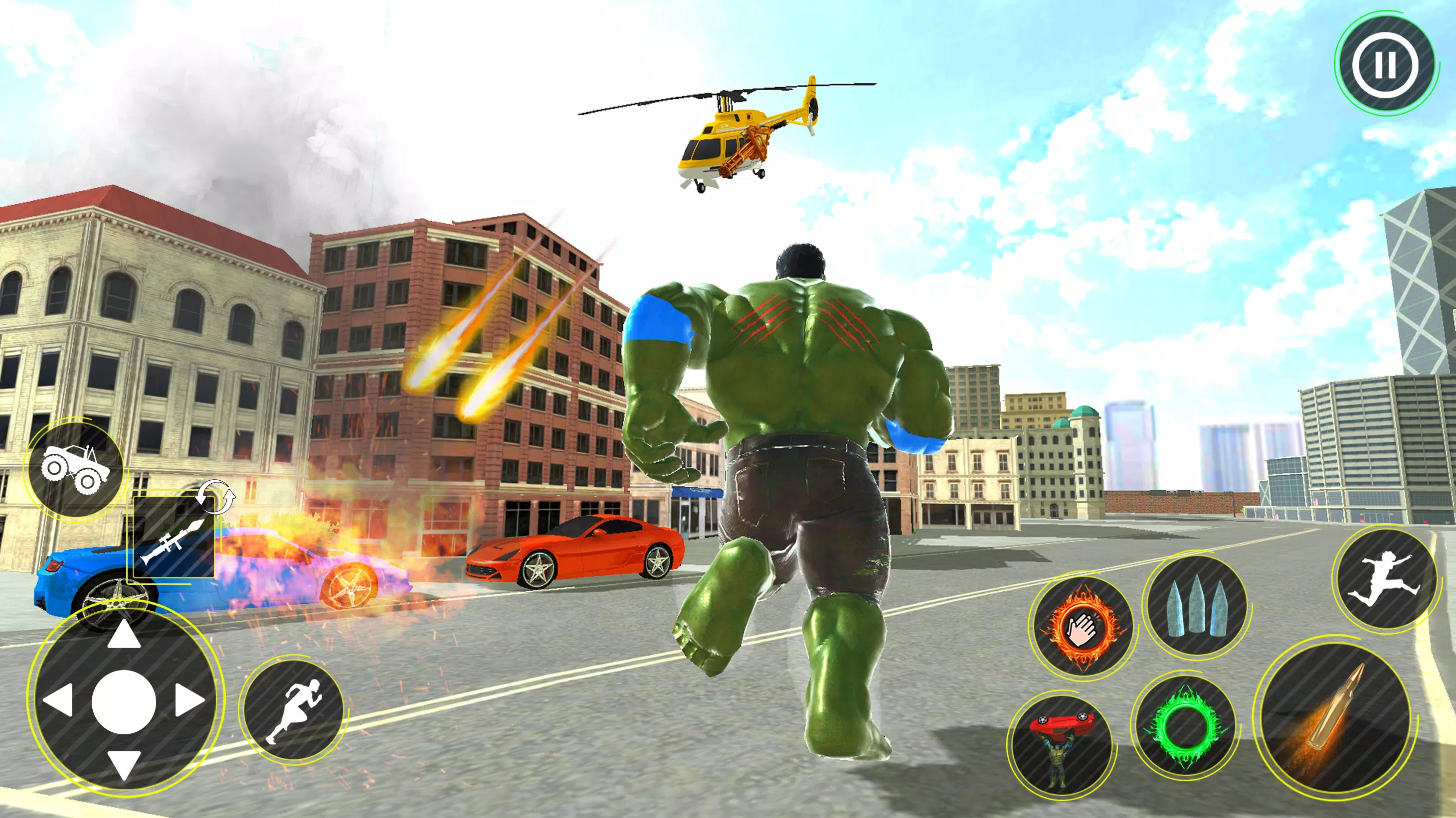 Incredible Monster Hero 3D War Screenshot 0