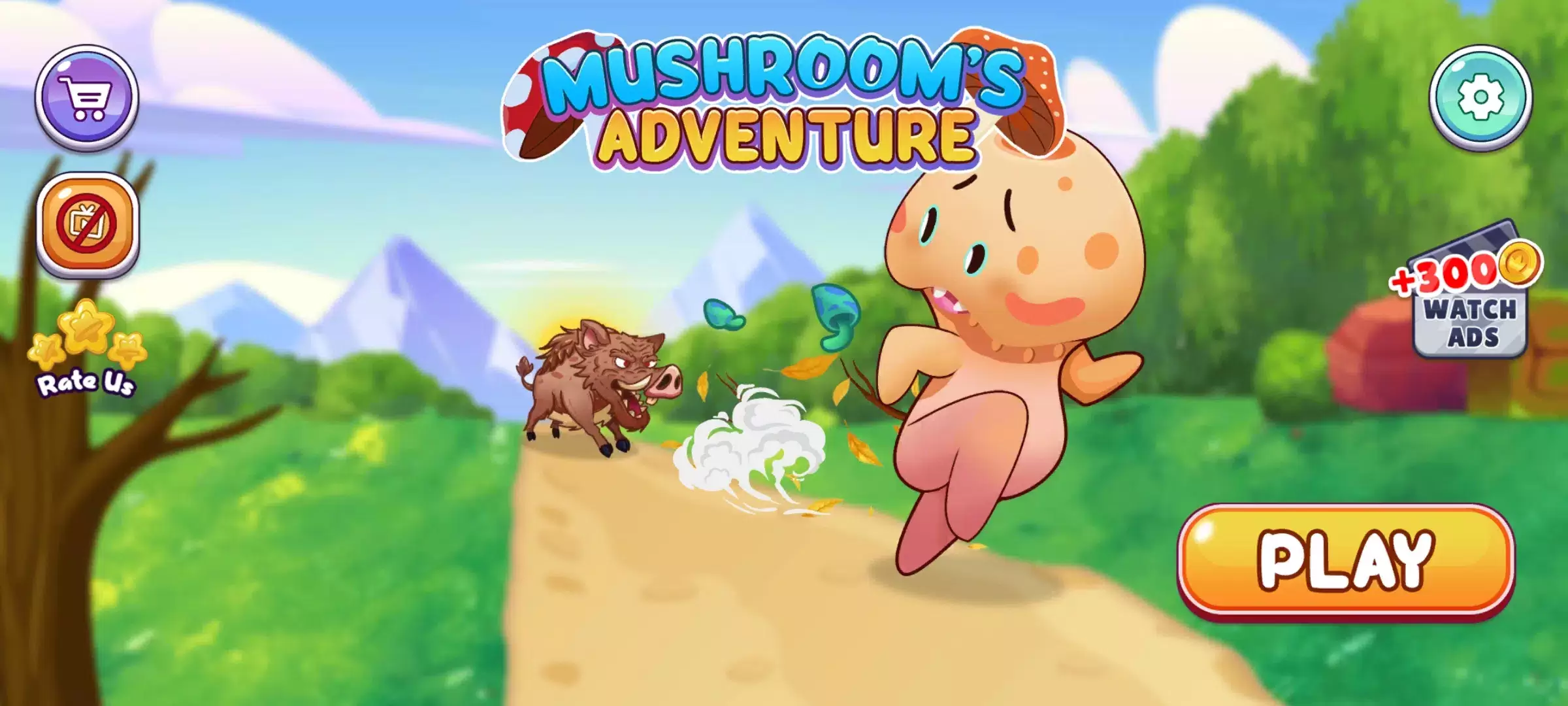 Mushroom war: Jungle Adventure Ảnh chụp màn hình 0