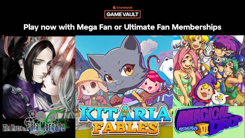 Crunchyrolllll သည် Fata Morgana အပါအ 0 င်ခေါင်းစဉ်အသစ်သုံးခုဖြင့် Android Gaming ကိုတိုးချဲ့သည်