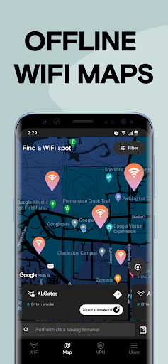 WiFi Password Map Instabridge Screenshot 1