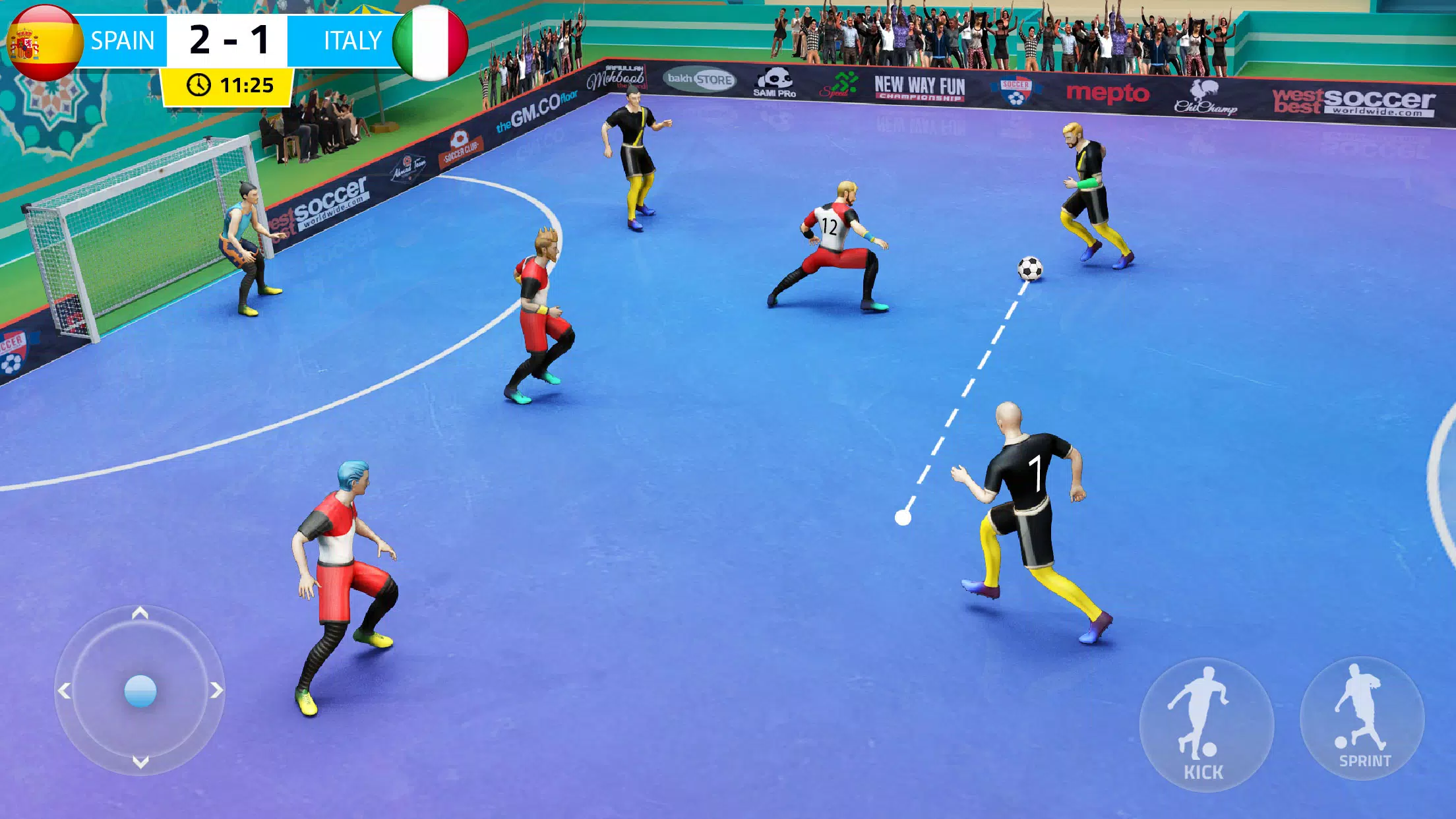 Indoor Futsal: Football Games 螢幕截圖 1