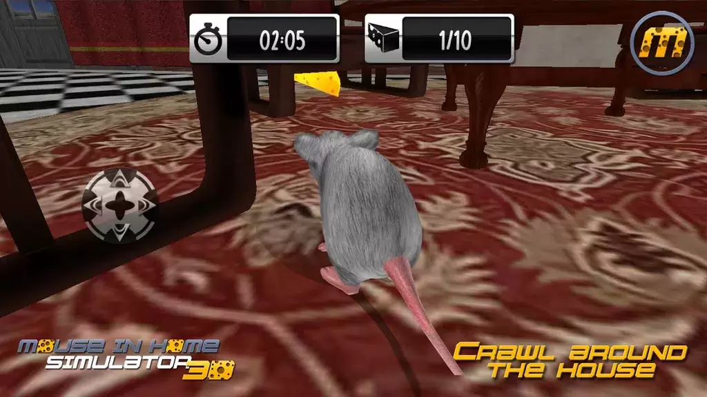 Mouse in Home Simulator 3D ဖန်သားပြင်ဓာတ်ပုံ 0