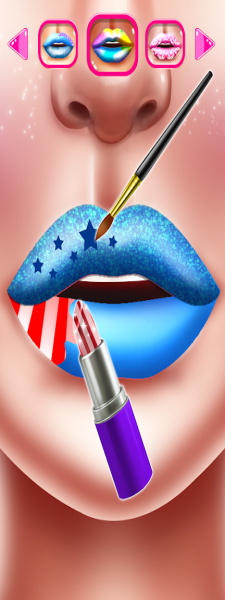 Lip Art Games: Lipstick Makeup 螢幕截圖 1