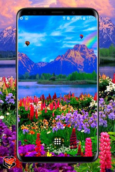 Valley of Flowers live wallpaper Screenshot 2