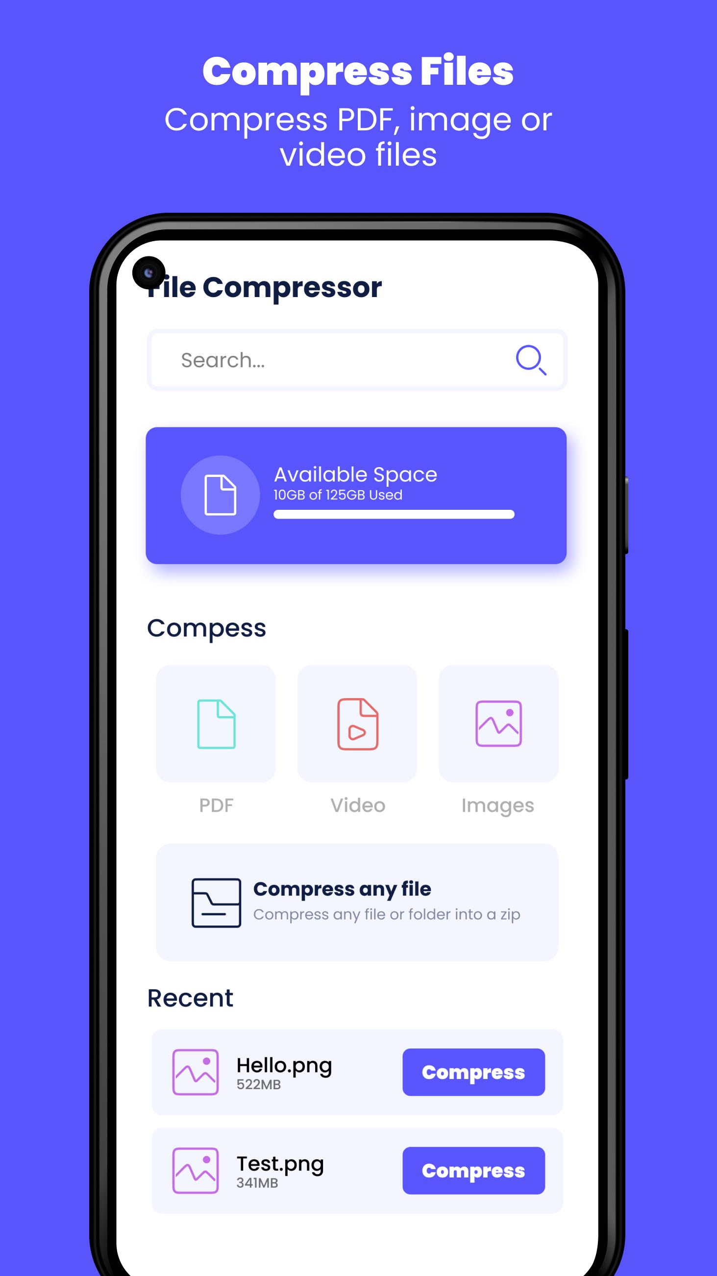 File Compressor: Compress File 스크린샷 2