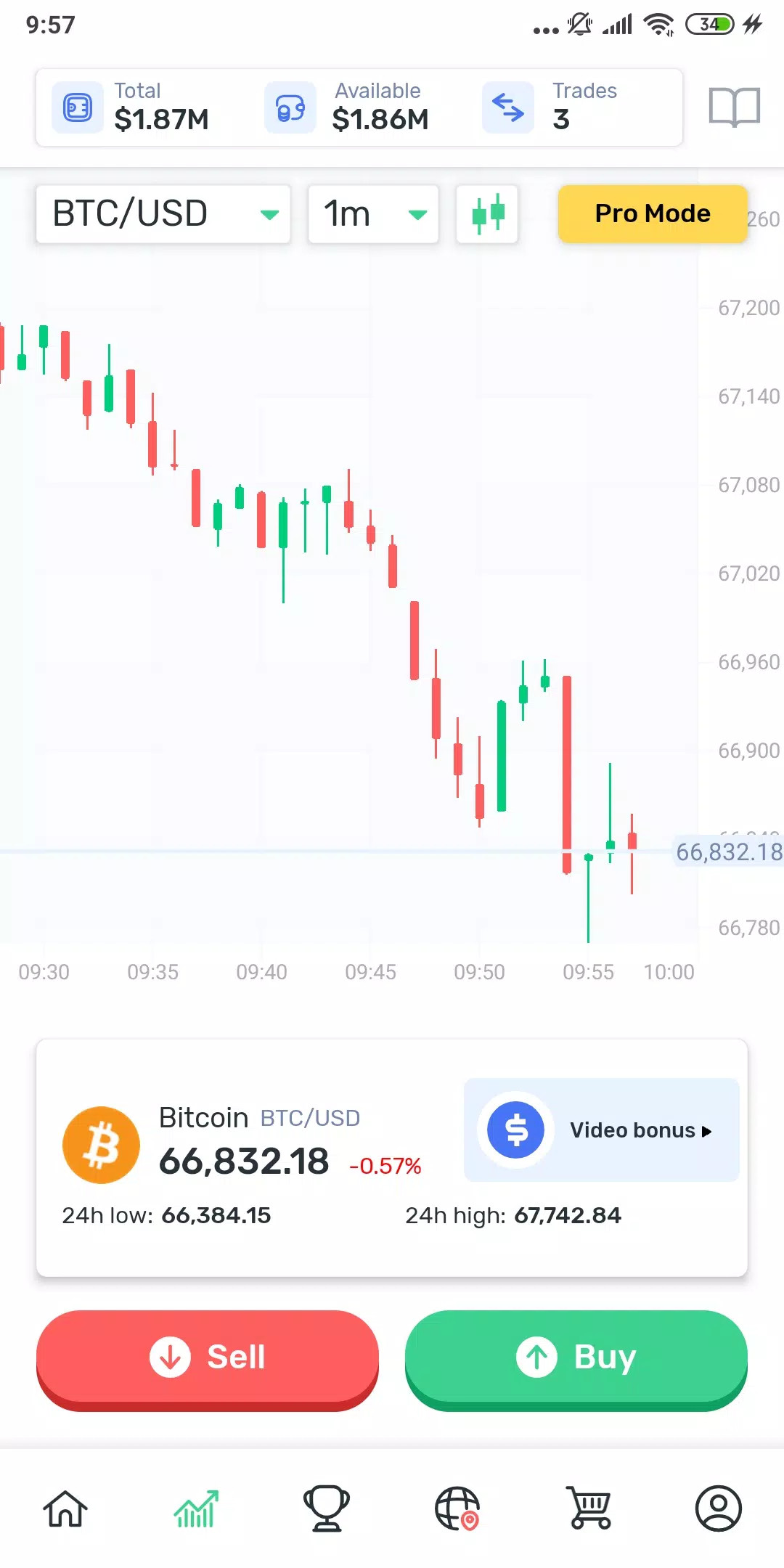 Cryptomania —Trading Simulator Screenshot 1