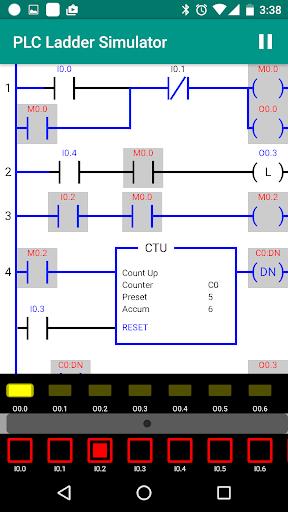 PLC Ladder Simulator Скриншот 2