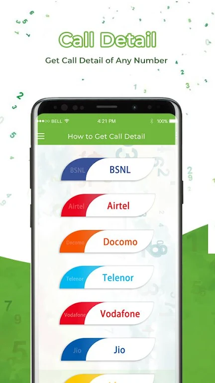 Any Number Call Detail App स्क्रीनशॉट 1