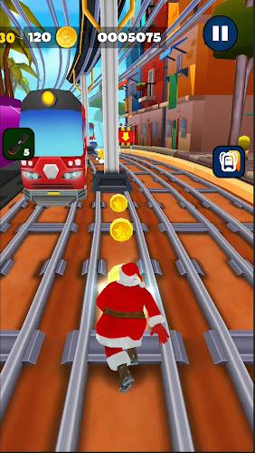 Subway Santa Claus Runner Xmas Zrzut ekranu 2