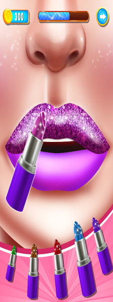 Lip Art Games: Lipstick Makeup 螢幕截圖 0