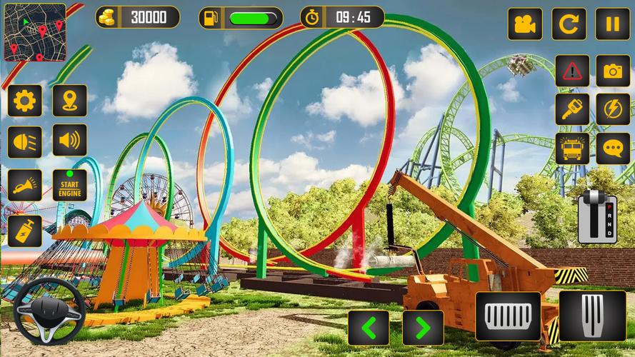 Roller Coaster Builder Game Screenshot 3