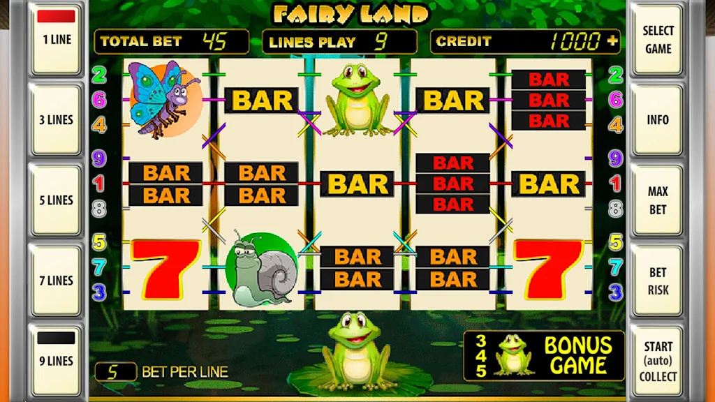 Slot machines Fairy Land Deluxe Screenshot 1