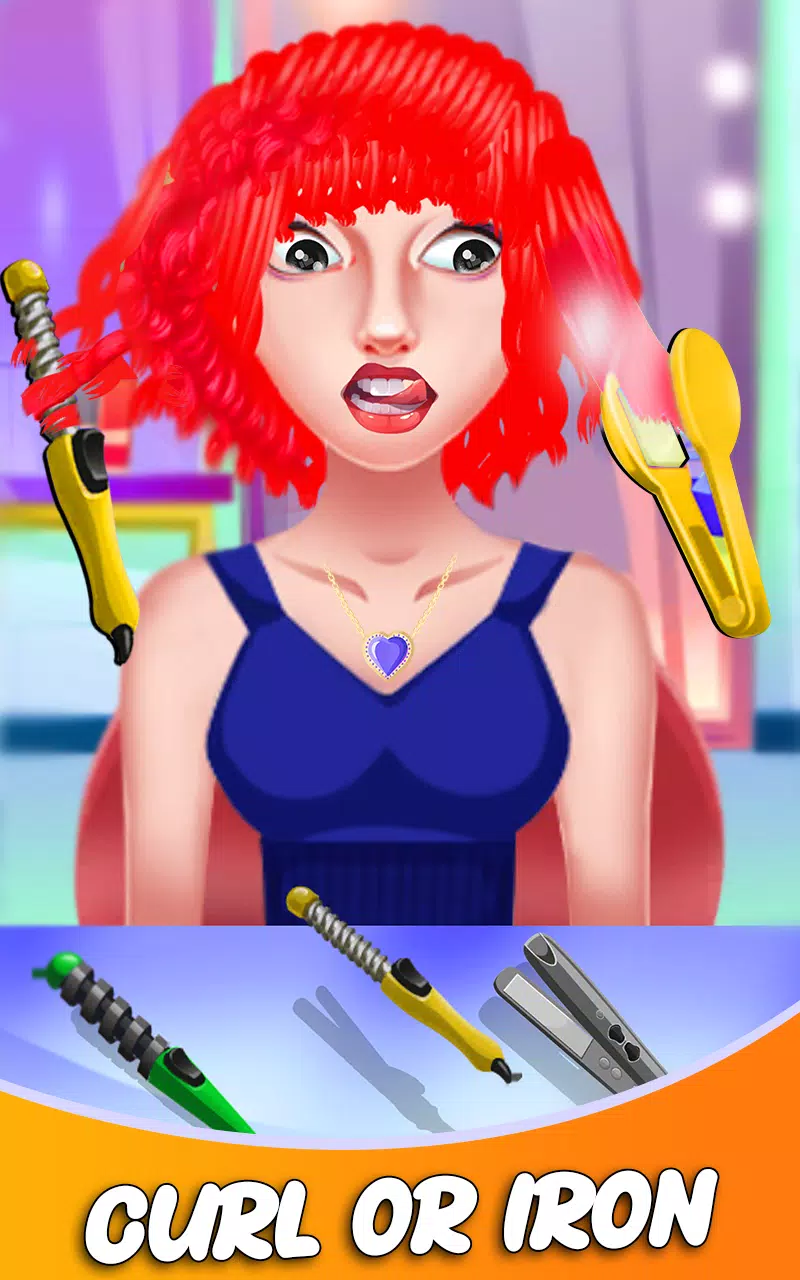 Fashion Girls Hair Salon Games 螢幕截圖 1