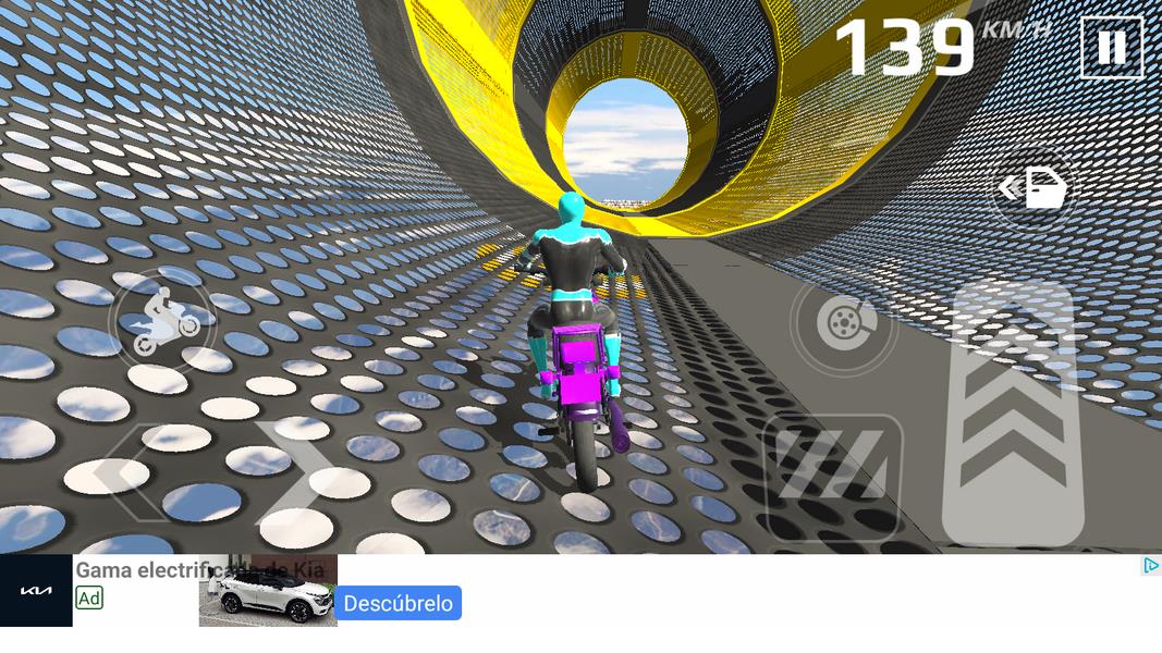 Superhero Moto Stunts Racing Screenshot 0