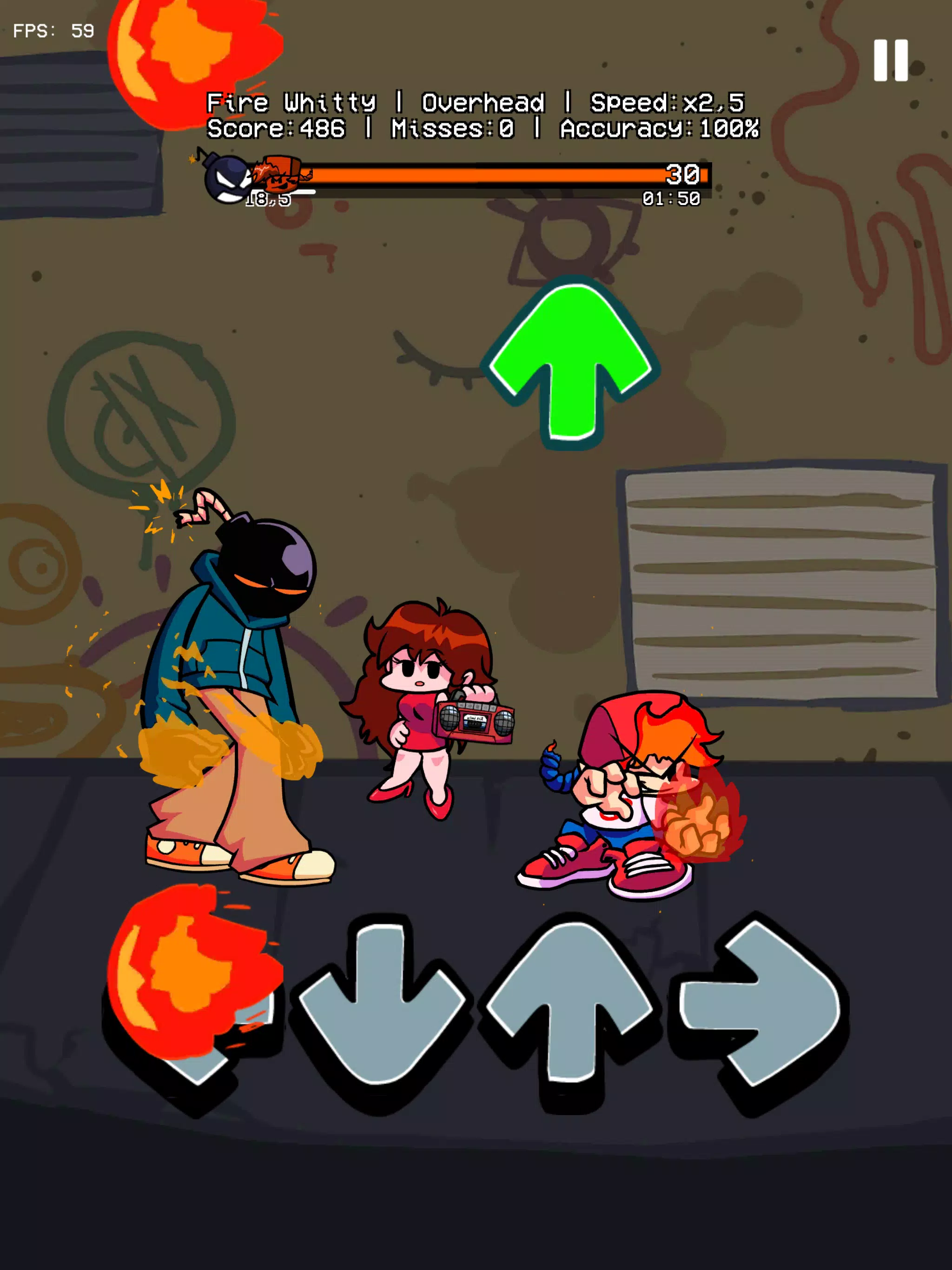 Music Battle Fire Fight Whitty Screenshot 2