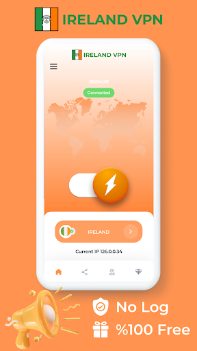 Ireland VPN - Private Proxy स्क्रीनशॉट 0