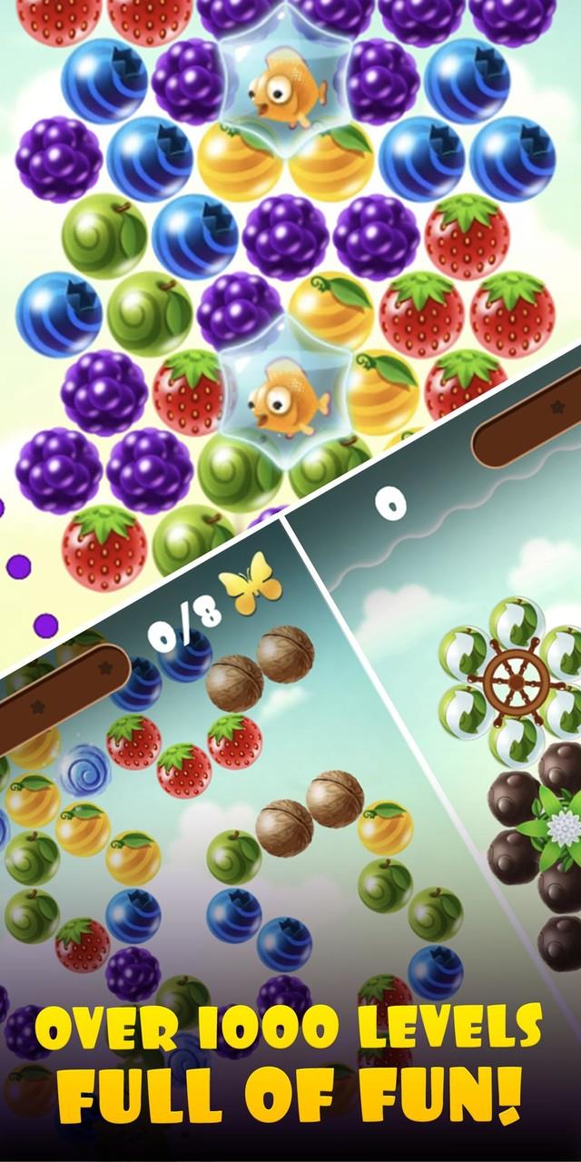 Fruity Cat - bubble shooter! スクリーンショット 3