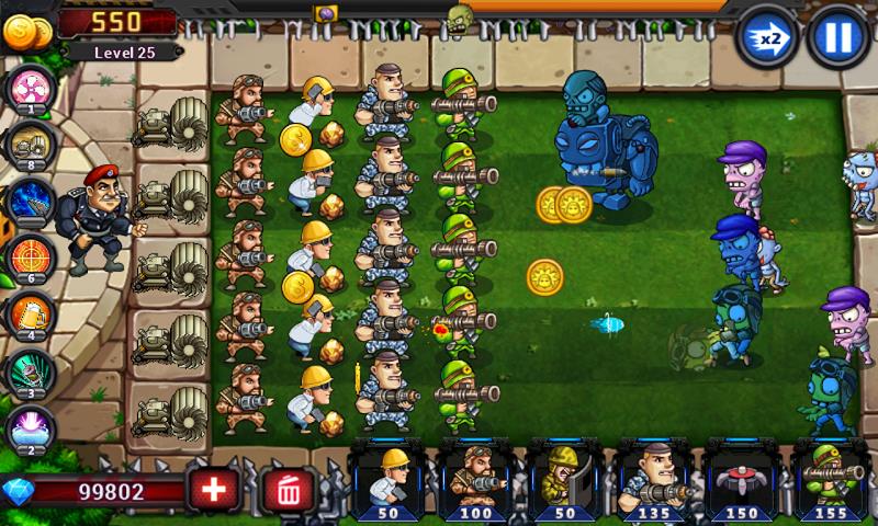 Army vs Zombies :Tower Defense Screenshot 3